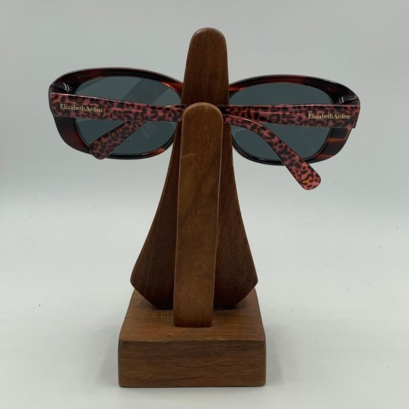 Elizabeth Arden Burgundy Oval Cat-Eye Sunglasses - Picture 4 of 7
